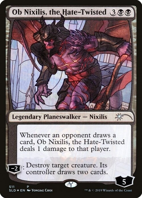 Ob Nixilis, the Hate-Twisted Card Front