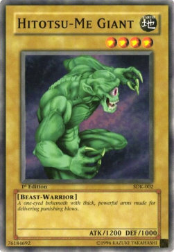 Hitotsu-Me Giant Card Front