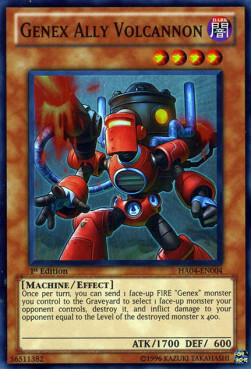 Genex Ally Volcannon Card Front