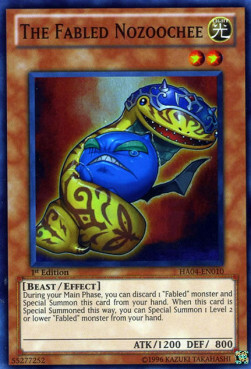 The Fabled Nozoochee Card Front