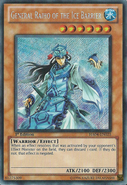 General Raiho of the Ice Barrier Card Front