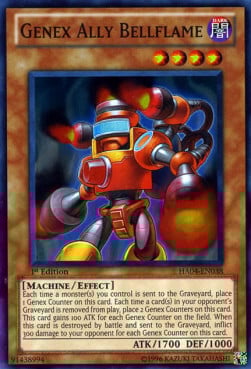 Genex Ally Bellflame Card Front