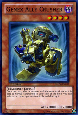 Genex Ally Crusher Card Front
