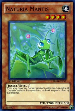 Naturia Mantis Card Front