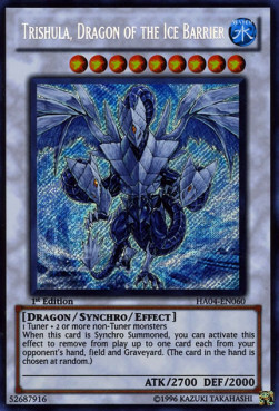 Trishula, Dragon of the Ice Barrier Card Front