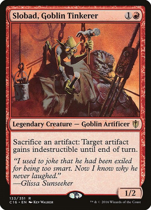 Slobad, Goblin Tinkerer Card Front
