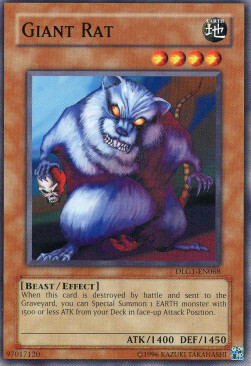 Giant Rat Card Front