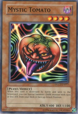 Mystic Tomato Card Front