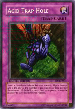 Acid Trap Hole Card Front