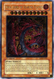 Uria, Lord of Searing Flames · Ultimate Rare 001ul