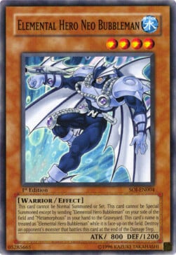 Elemental Hero Neo Bubbleman Card Front