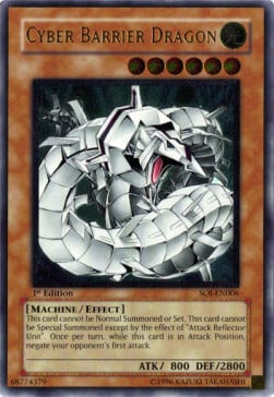 Cyber Drago Barriera Card Front