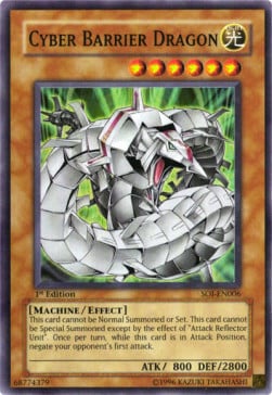 Cyber Barrier Dragon Card Front