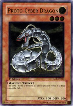 Proto-Cyber Dragon Card Front
