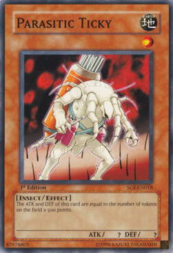 Parasitic Ticky Card Front