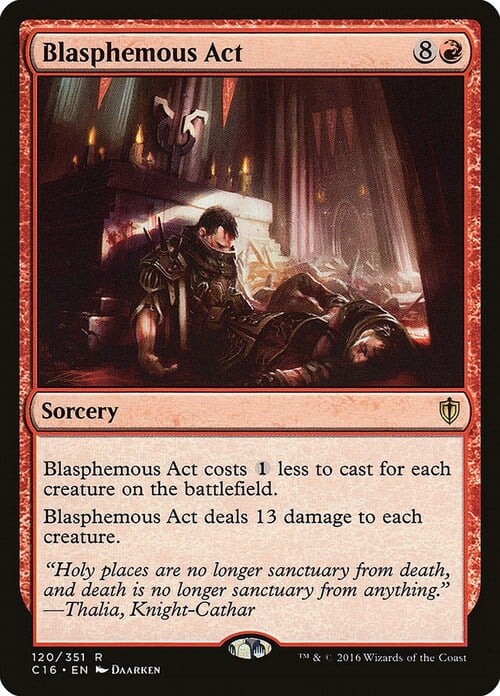 Blasphemous Act Card Front