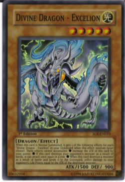 Divine Dragon - Excelion Card Front