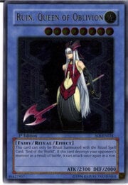 Ruin, Queen of Oblivion · Ultimate Rare 034ul