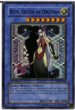 Ruin, Queen of Oblivion Card Front