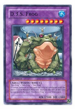 D.3.S. Frog Card Front
