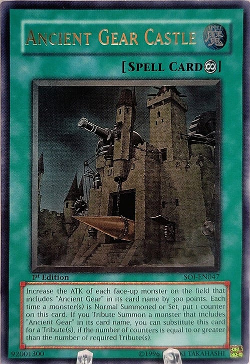 Ancient Gear Castle Card Front