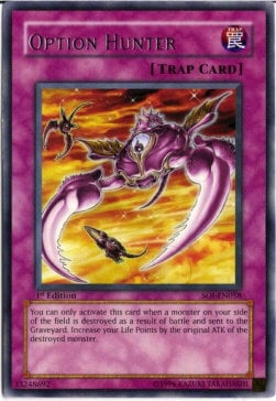 Option Hunter Card Front