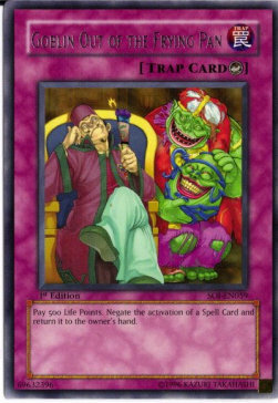 Goblin Out of the Frying Pan Card Front