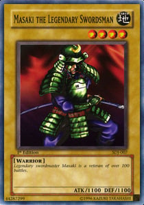 Masaki the Legendary Swordsman Card Front