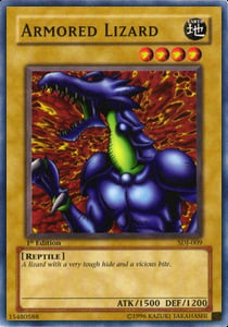 Armored Lizard Card Front