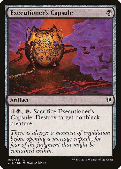 Executioner's Capsule Card Front