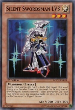 Silent Swordsman LV3 Card Front