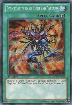Dedication through Light and Darkness Card Front