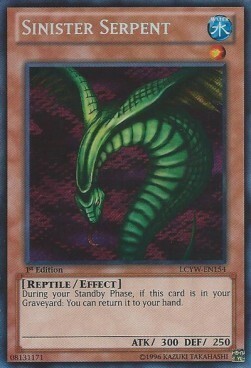 Sinister Serpent Card Front