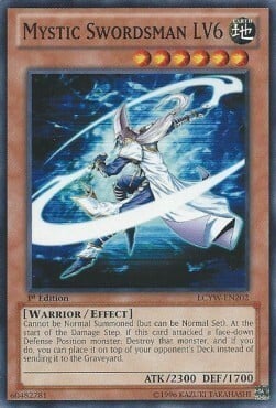 Mystic Swordsman LV6 Card Front