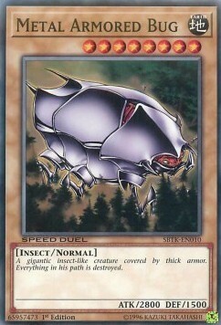 Metal Armored Bug Card Front