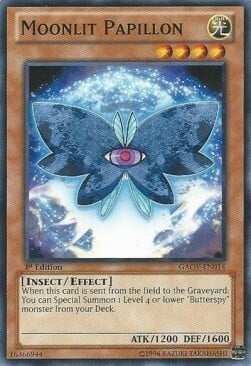 Moonlit Papillon Card Front