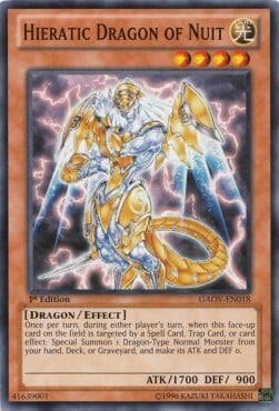 Hieratic Dragon of Nuit Card Front