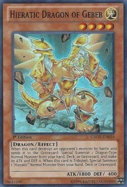 Hieratic Dragon of Gebeb Card Front