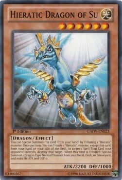 Hieratic Dragon of Su Card Front