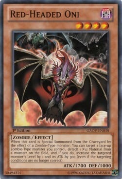 Red-Headed Oni Card Front