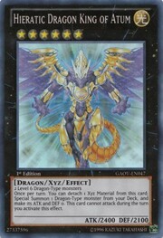 Hieratic Dragon King of Atum · Super Rare 047