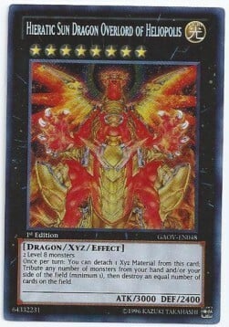 Hieratic Sun Dragon Overlord of Heliopolis Card Front