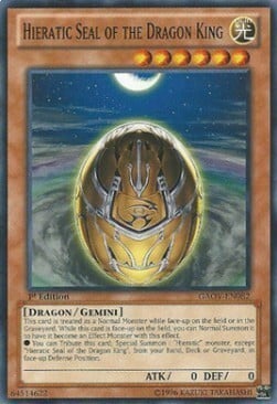 Hieratic Seal of the Dragon King Card Front