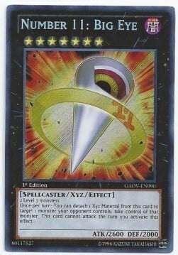 Number 11: Big Eye Card Front