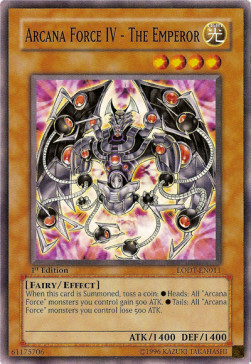 Energia Arcana IV - L'imperatore Card Front
