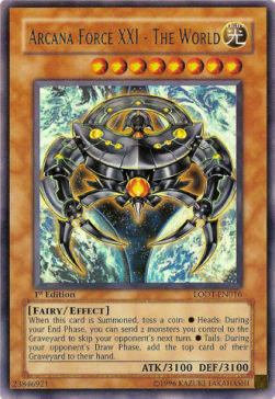 Arcana Force XXI - The World Card Front