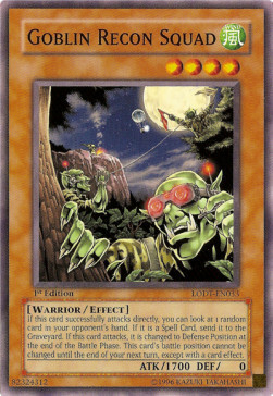 Goblin Recon Squad Card Front