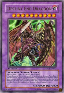Destiny End Dragoon Card Front