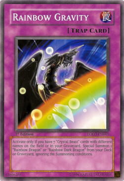 Rainbow Gravity Card Front