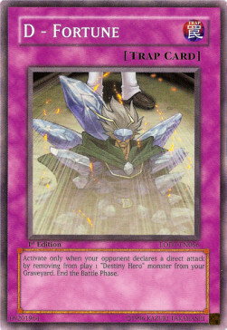 D - Fortune Card Front
